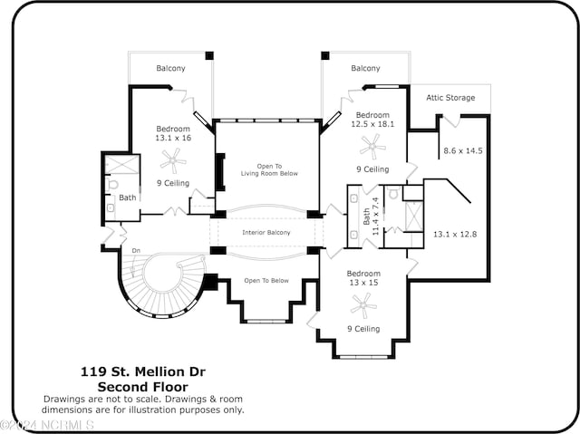 119 Saint Mellions Dr, Pinehurst, NC 28374 - view of layout