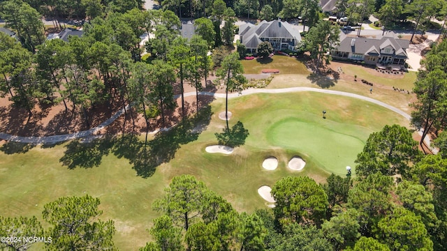 119 Saint Mellions Dr, Pinehurst, NC 28374 - drone / aerial view with golf course view