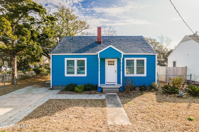 view of bungalow-style house