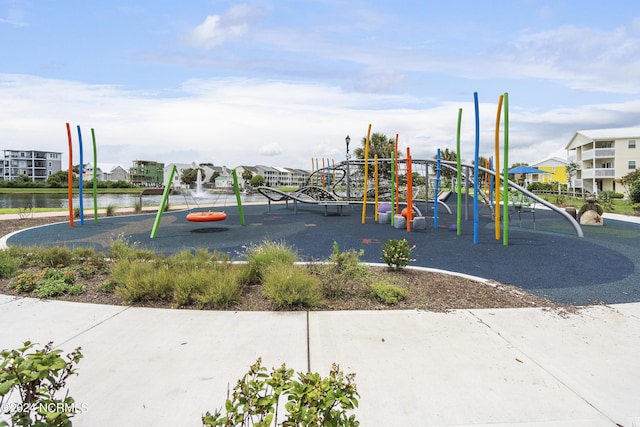 view of communal playground