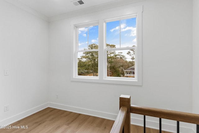 interior space featuring hardwood / wood-style flooring