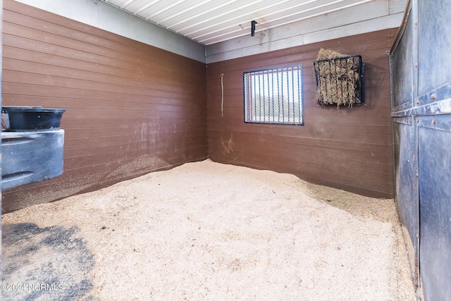 view of horse barn