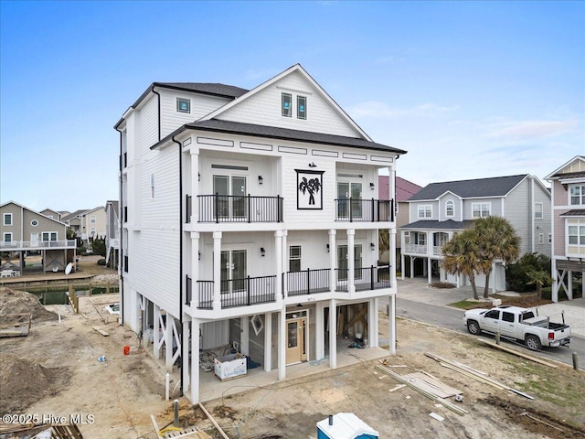 view of rear view of property