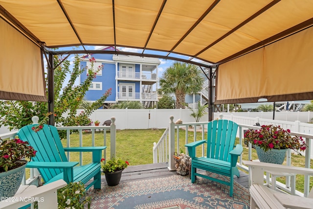 142 Carolina Ave, Holden Beach, NC 28462 - view of patio / terrace