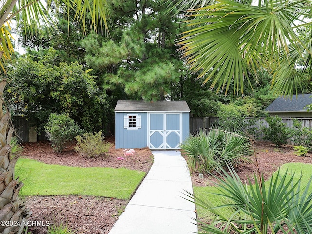 view of outbuilding