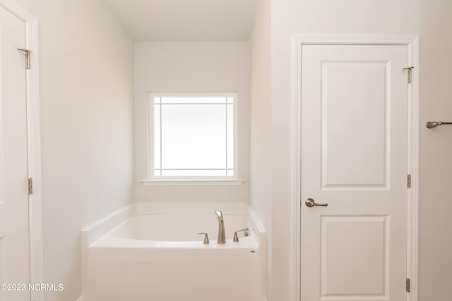 bathroom featuring a bathtub