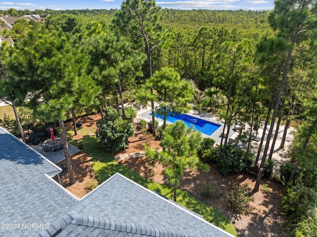 aerial view with a view of trees