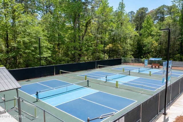 view of tennis court