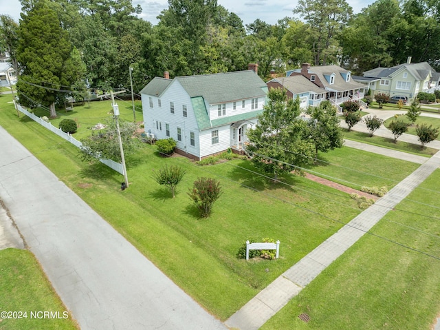 birds eye view of property featuring a residential view