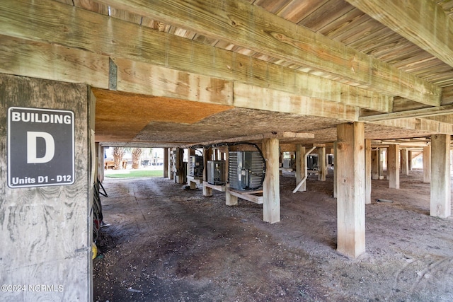 view of horse barn