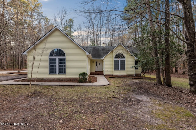 view of front of home