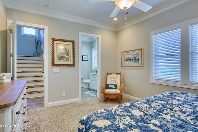 bedroom featuring a walk in closet, carpet flooring, and baseboards