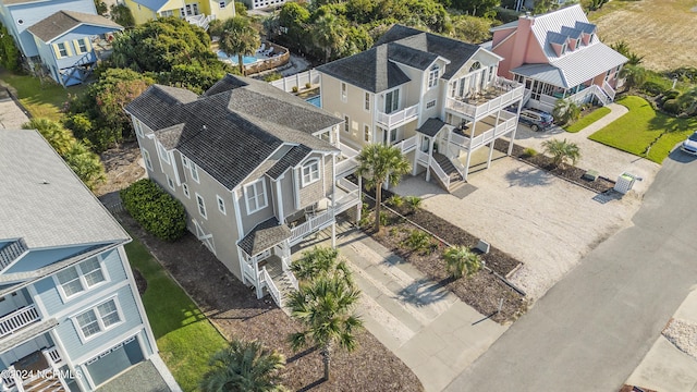 drone / aerial view featuring a residential view