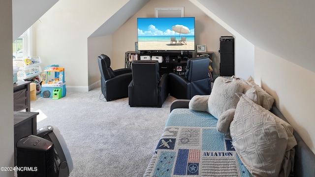 interior space with carpet floors