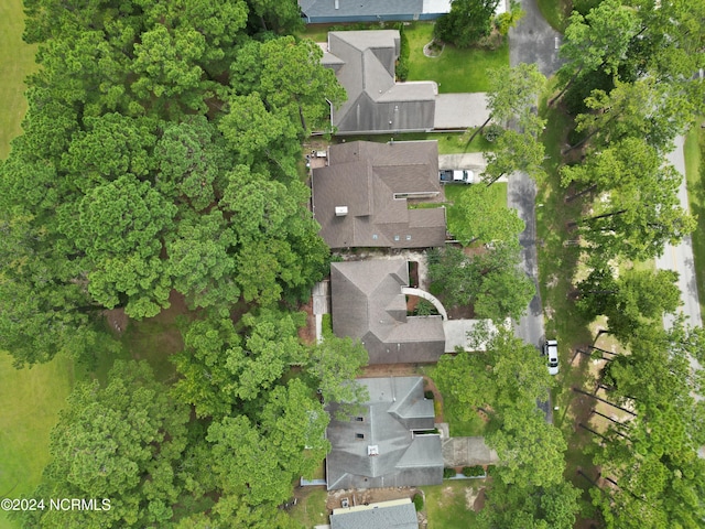 aerial view featuring a residential view