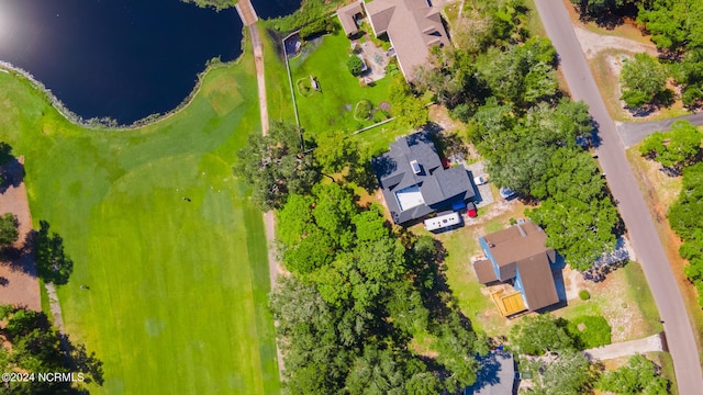 31 Augusta Dr, Oak Island, NC 28465 - bird's eye view with a water view