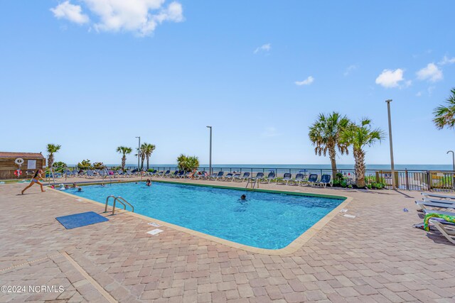 1501 S Ocean Blvd Unit 1235, Myrtle Beach, SC 29577 - pool with a patio area and fence