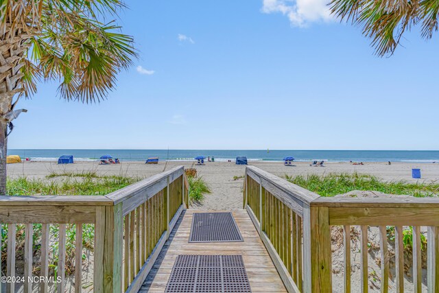 1501 S Ocean Blvd Unit 1235, Myrtle Beach, SC 29577 - view of property's community featuring a water view and a beach view