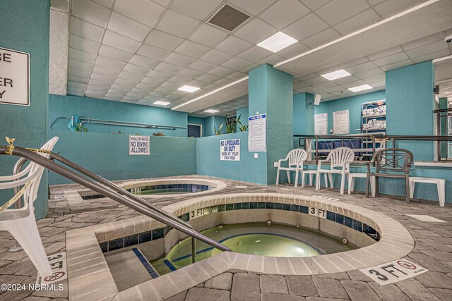 1501 S Ocean Blvd Unit 1235, Myrtle Beach, SC 29577 - view of pool with an indoor hot tub