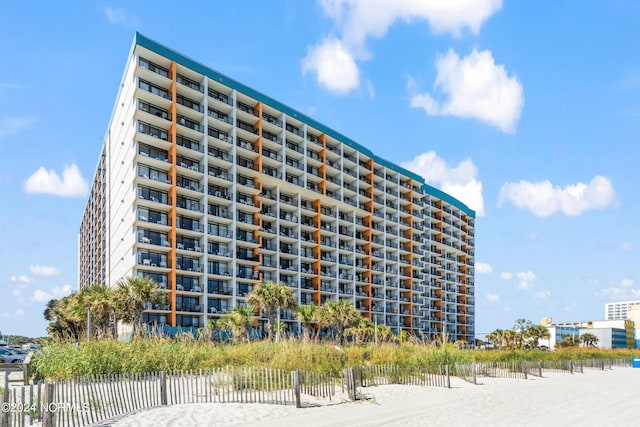 1501 S Ocean Blvd Unit 1235, Myrtle Beach, SC 29577 - view of building exterior featuring fence