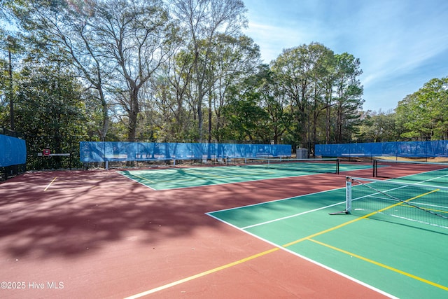 view of sport court