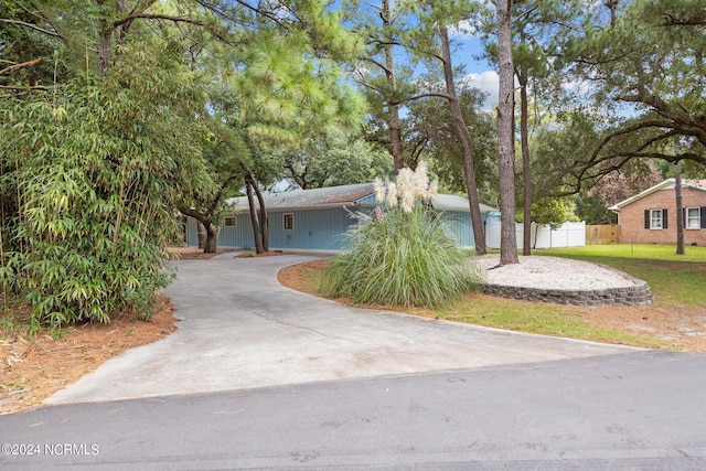 view of front of home