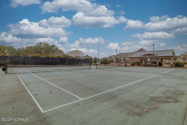 view of sport court