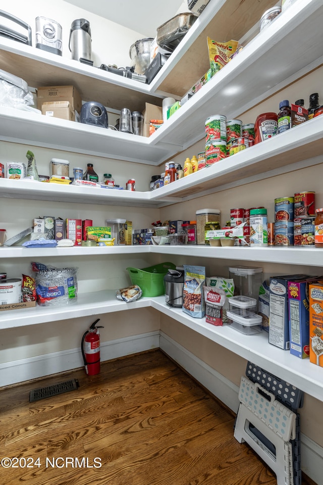 view of pantry