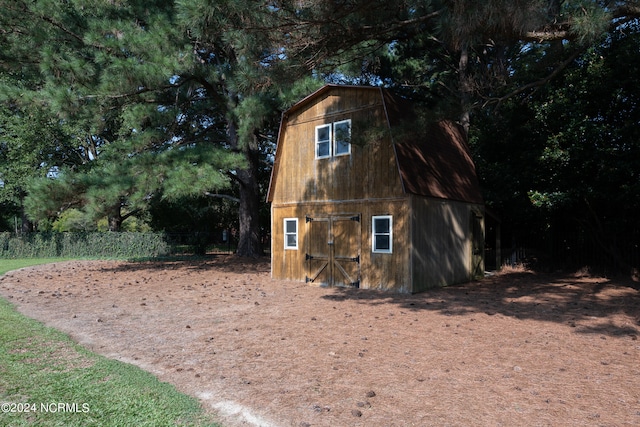 view of outdoor structure