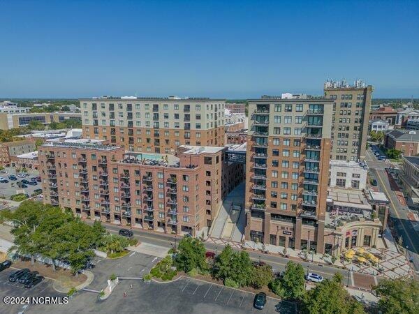 drone / aerial view featuring a view of city