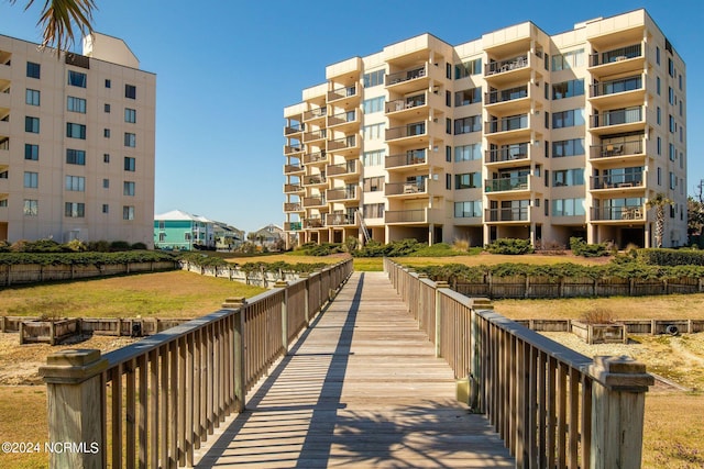 surrounding community featuring a lawn