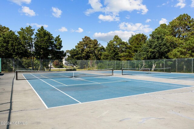 view of sport court