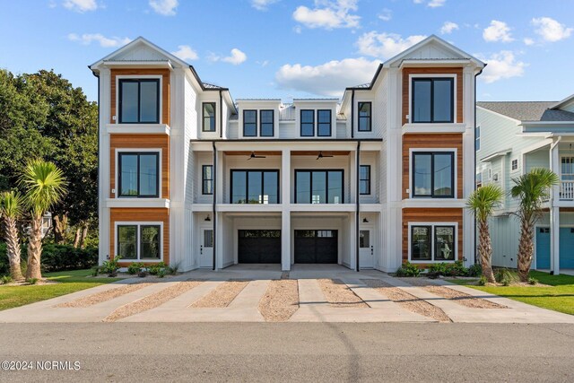 multi unit property featuring a balcony