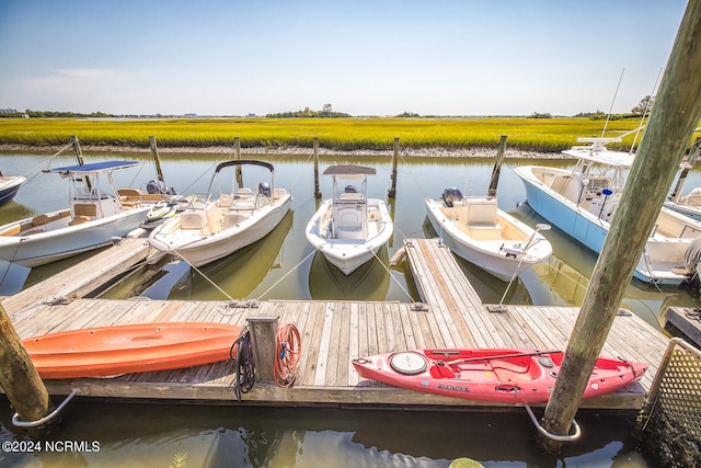 6404 Westport Dr, Wilmington, NC 28409 - dock area with a water view