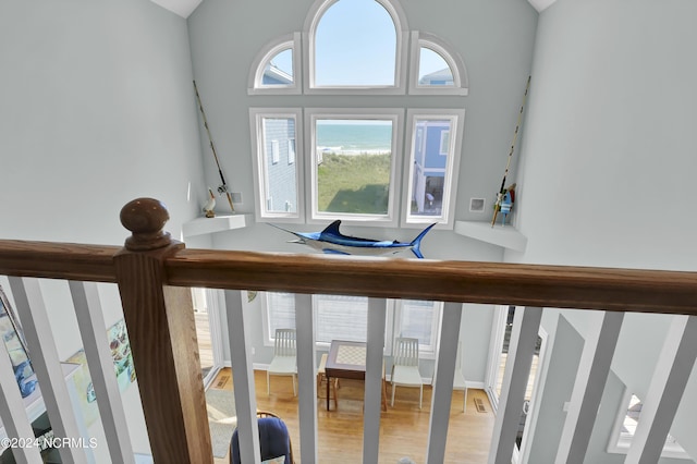 interior details featuring wood finished floors