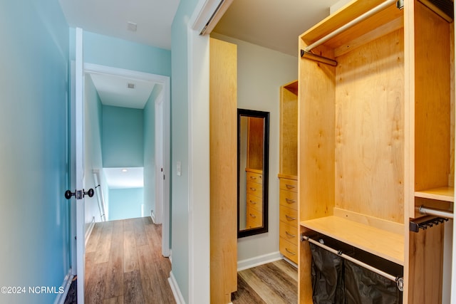 interior space featuring light hardwood / wood-style flooring