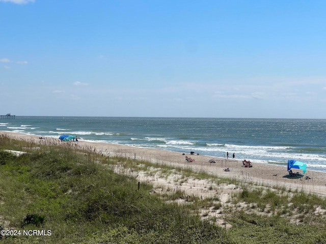 water view with a beach view