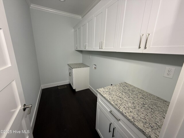 interior space with white cabinetry and plenty of natural light