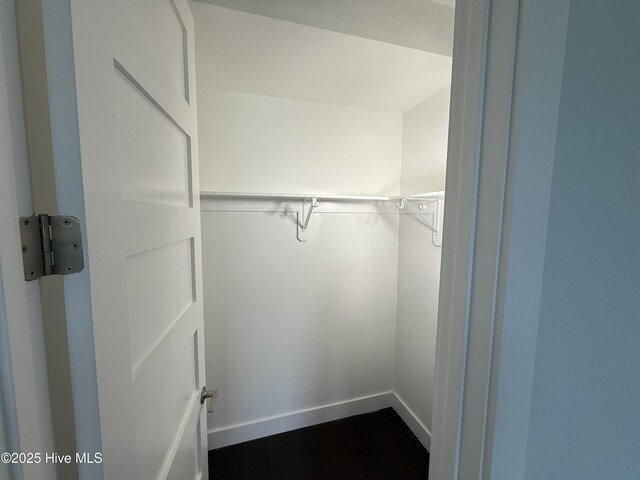 empty room featuring a barn door