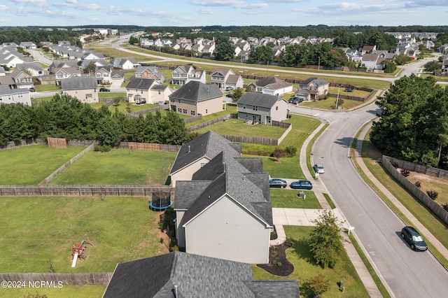 birds eye view of property featuring a residential view