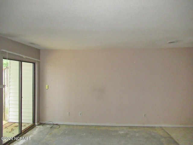 view of empty room