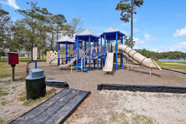 5104 Boss Ct SE, Southport, NC 28461 - communal playground featuring a water view