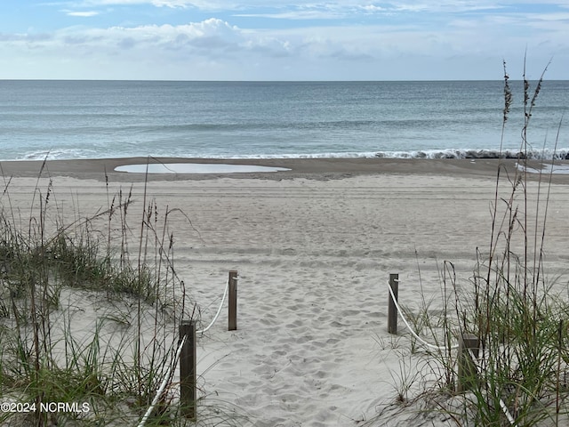 water view featuring a view of the beach