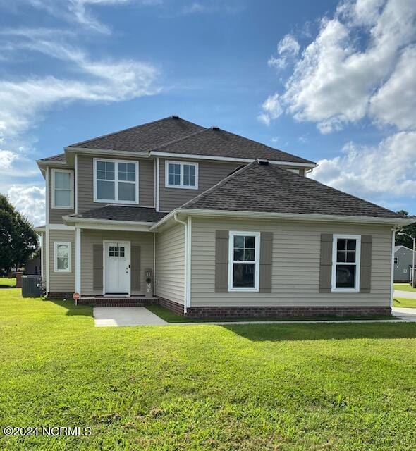 front of property with a front yard