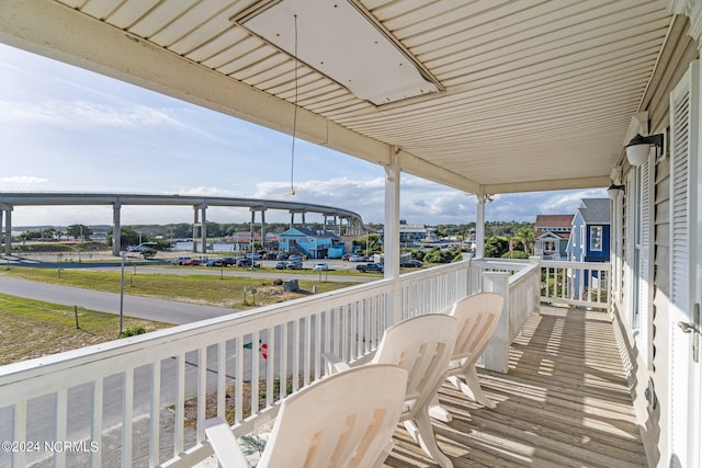 view of deck