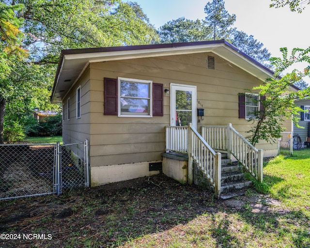 view of front of home