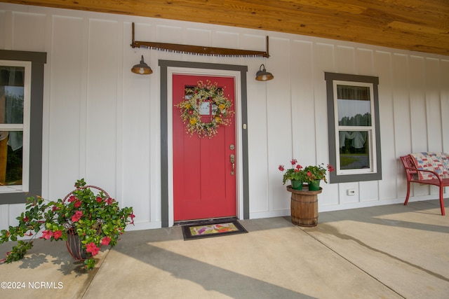 view of entrance to property