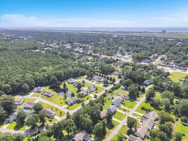 bird's eye view featuring a residential view