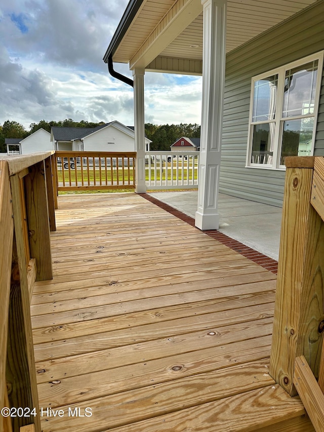 view of deck