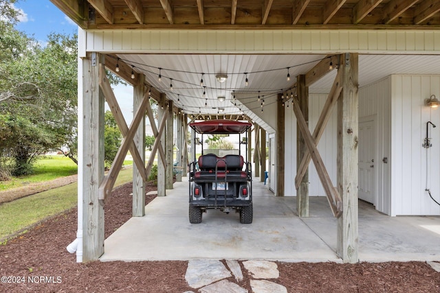 view of parking
